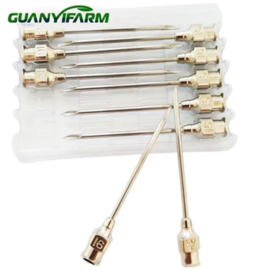 Eläinlääkinnällinen ruostumattomasta teräksestä valmistettu injektioneula